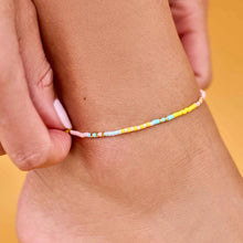 Pura Vida-Neon Tube Bead Stretch Ankle