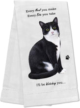E&S Pets-Black&White Cat Towel
