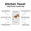 E&S Pets-King Charles Cavailer Towels