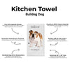 E&S Pets-Bulldog Kitchen Towel