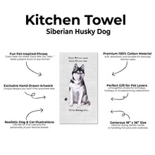 E&S Pets-Siberian Husky Towels