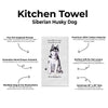 E&S Pets-Siberian Husky Towels