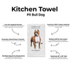 E&S Pets-Brindle&White Pit Bull Towels
