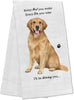 E&S Pets-Golden Retriever Kitchen Towel