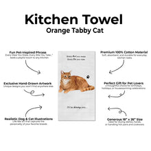 E&S Pets-Orange Tabby Cat Towels