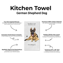 E&S Pets-German Shepherd Kitchen Towel