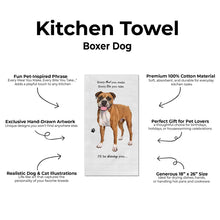 E&S Pets-Boxer Kitchen Towel