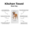 E&S Pets-Boxer Kitchen Towel