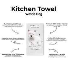 E&S Pets-Westie Kitchen Towel