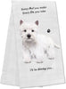 E&S Pets-Westie Kitchen Towel