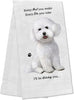 E&S Pets-Bichon Frise Towels