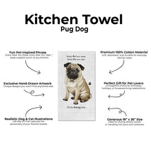E&S Pets-Pug Kitchen Towel