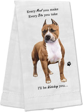 E&S Pets-Brindle&White Pit Bull Towels