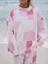 Sunkissed Coconut-Margo Qulted Mockneck