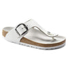 Birkenstock-Gizeh Big Buckle Leather White