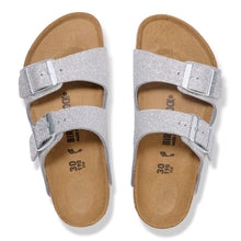 Birkenstock-Arizona Kids Shiny Glitter Silver