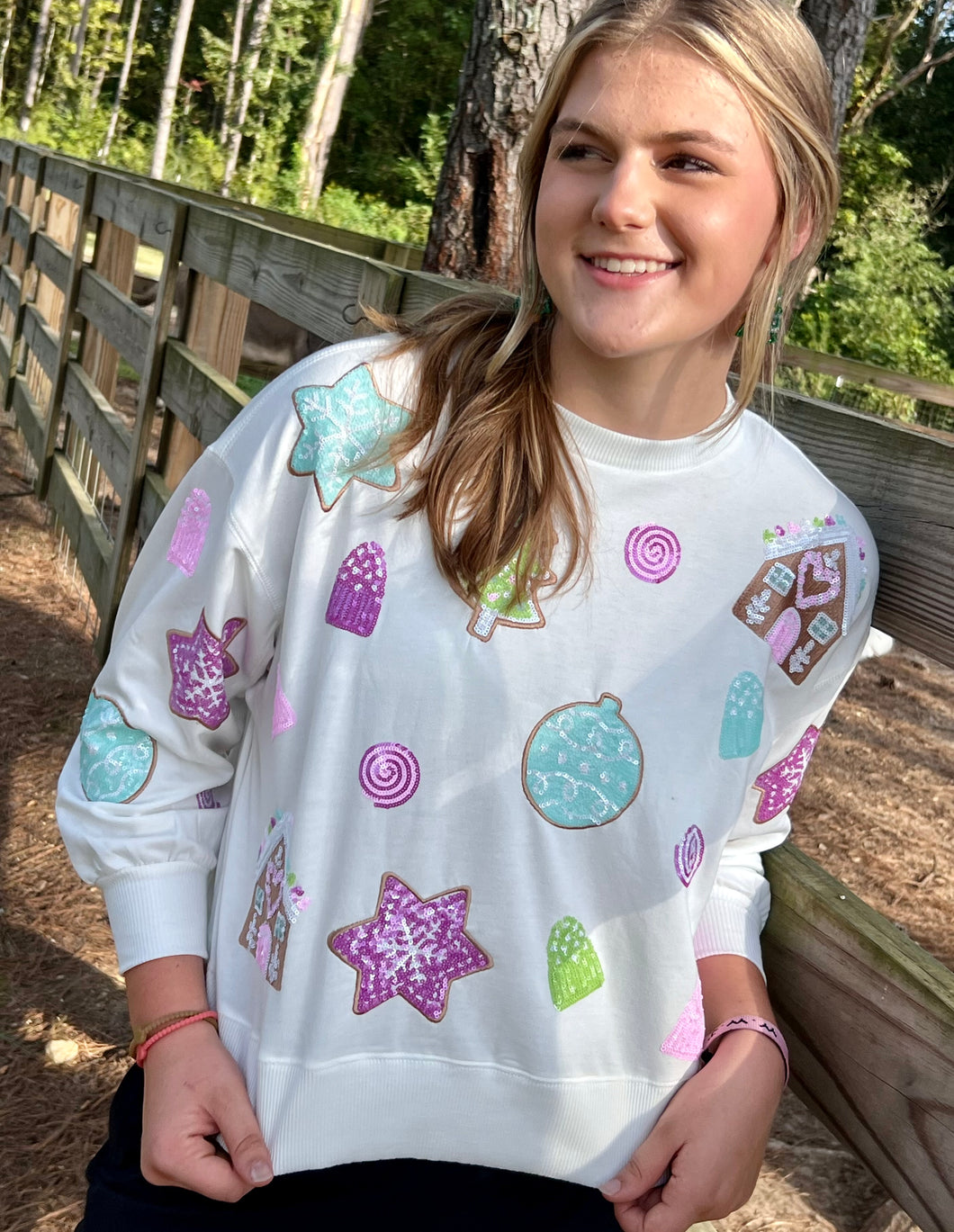 Mary Square-Gingerbread Millie Sweatshirt