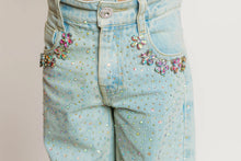 Three Wildflower Designs-Wide Leg Gem Jeans