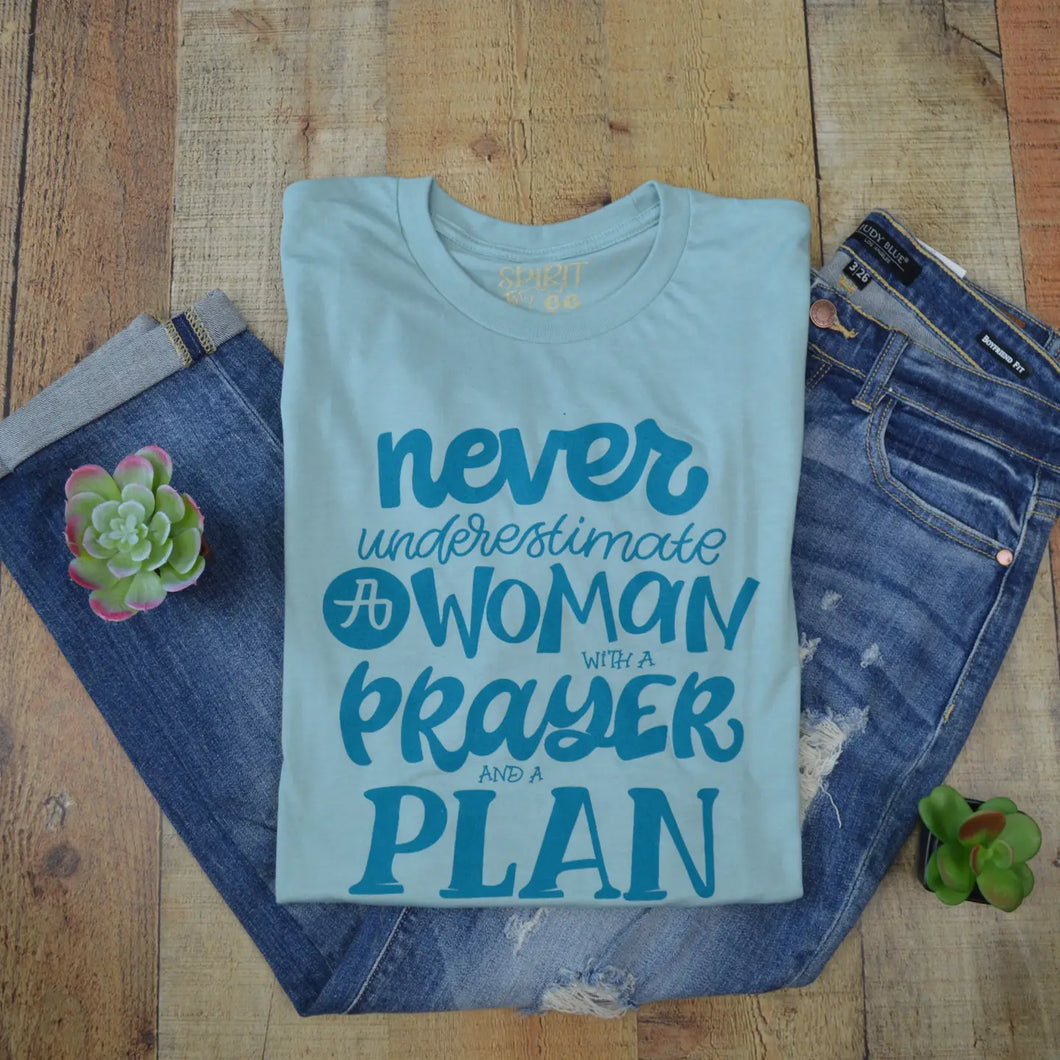 Spirit to a Tee-Woman with a Prayer