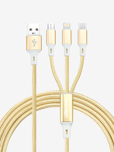 Ellie Rose-3-in-1 6ft Charging Cable
