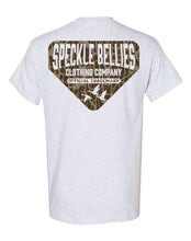 Speckle Bellies-Camo Logo Pocket Tee