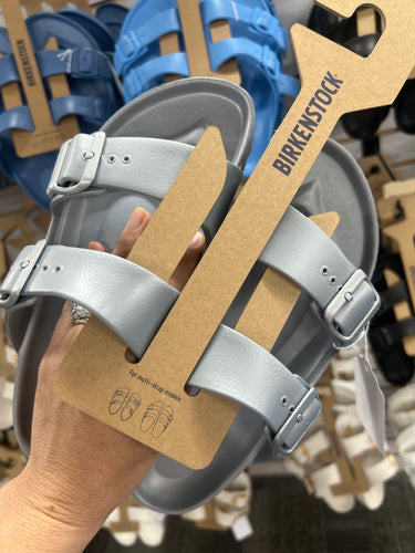 Birkenstock-Arizona Metallic Silver EVA