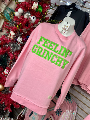 Couture-Feelin Grinchy Round Bottom Sweatshirt