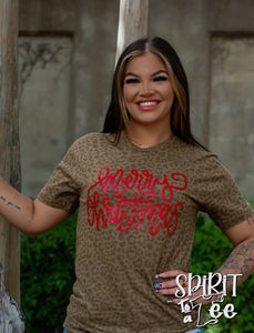 Spirit to a Tee-Merry Christmas Glitter