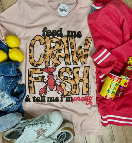Branded Cotton-Feed Me Crawfish