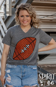 Spirit to a Tee-Checkered Football
