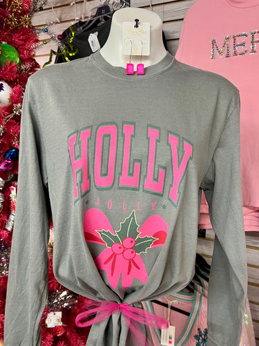 Printed Cotton Co-Holly Jolly (LS)