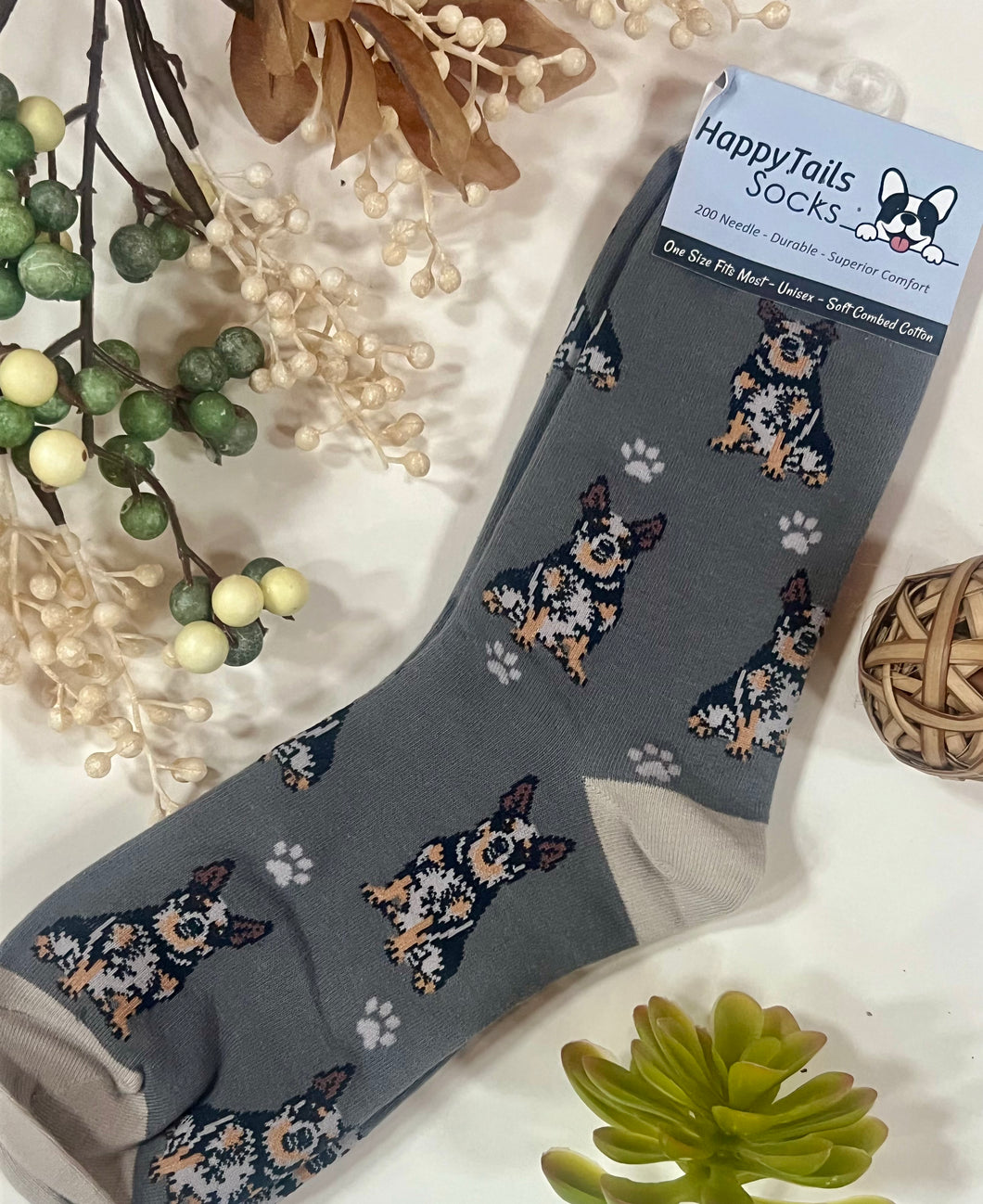 E&S Pets-Australian Cattle Dog Socks