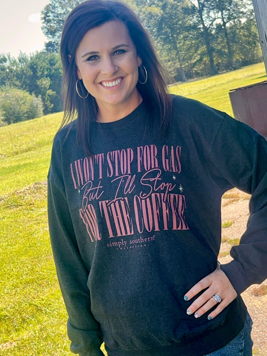 Simply Southern-Coffee Crew Sweatshirt