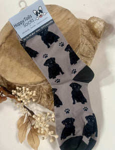 E&S Pets-Pug Black Socks