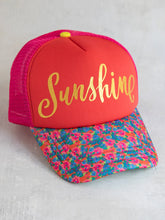 Natural Life-Coral Sunshine Trucker Hat