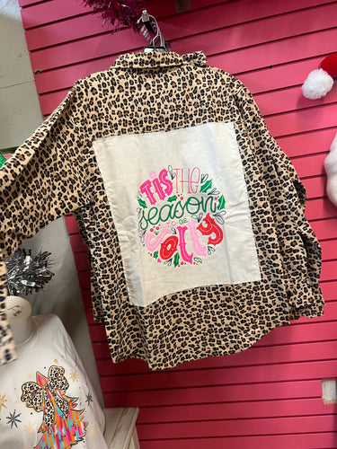 Spirit to a Tee-Tis the Season to be Jolly Flannel