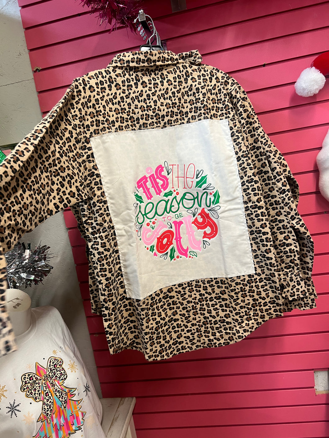 Spirit to a Tee-Tis the Season to be Jolly Flannel