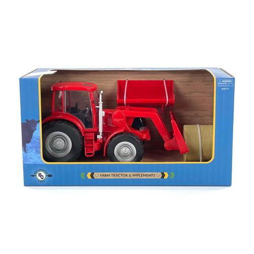 Big Country Toys-Tractor & Implements (Red)