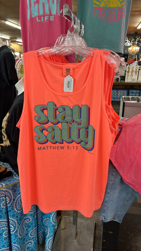 Printed Cotton Co.-Stay Salty Tank
