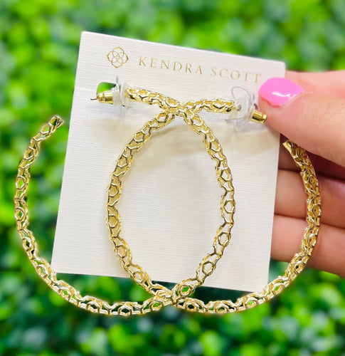 Kendra Scott-Maggie 2.5' Hoop Earrings