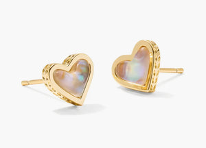 Kendra Scott-Framed Ari Heart Stud Earrings