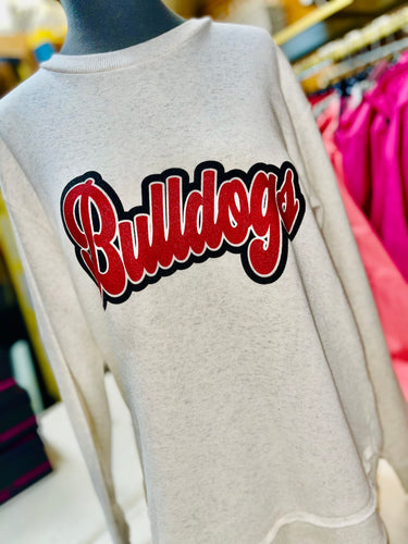 Printed Cotton Co-Bulldogs Sweatshirt