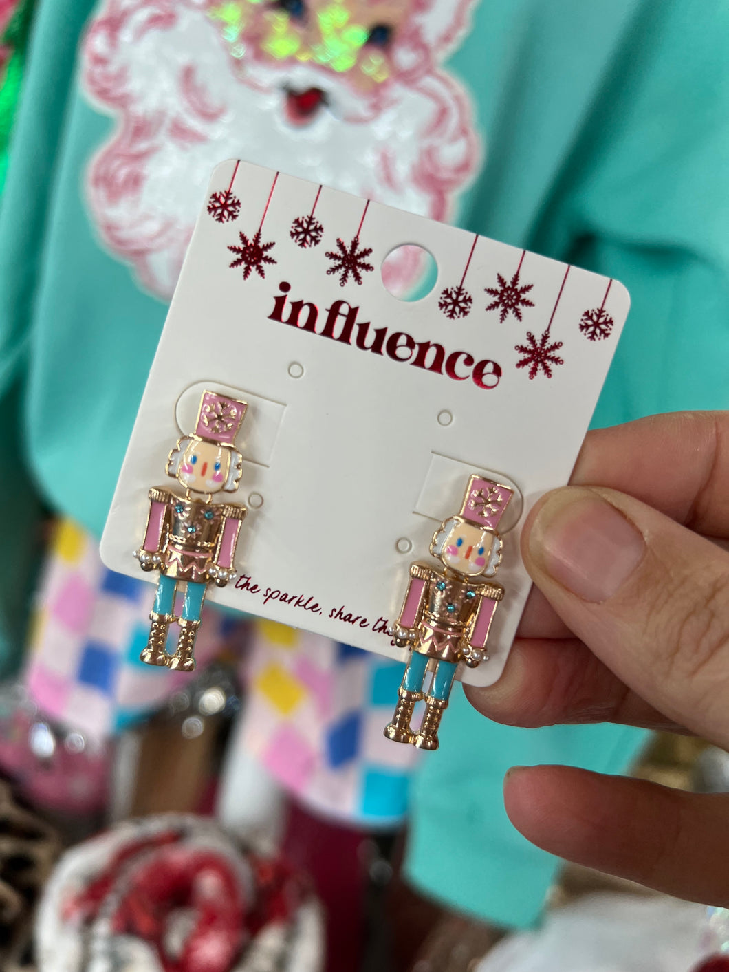 Sugar Plum Soldier Earring