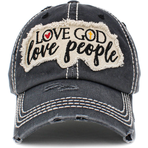 Love God Love People Hat