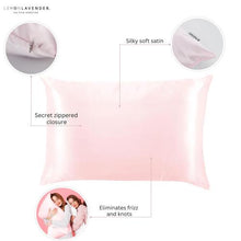 Lemon Lavender-Bye Bye Bedhead Silky Satin Pillowcase
