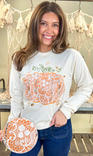 Sugar Stitch-Lace Pumpkin (LS)