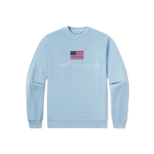 Southern Marsh-Seawash Sweatshirt American Flag