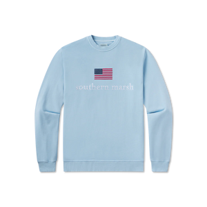 Southern Marsh-Seawash Sweatshirt American Flag