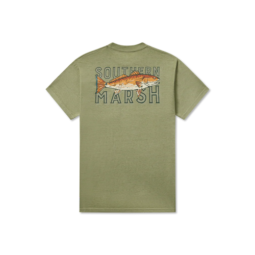 Southern Marsh-Seawash Tee Redfish Catch