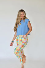 Poppy & Pine-Mardas Plaid Barrel Pants